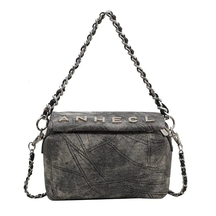 DenimLux College Bag