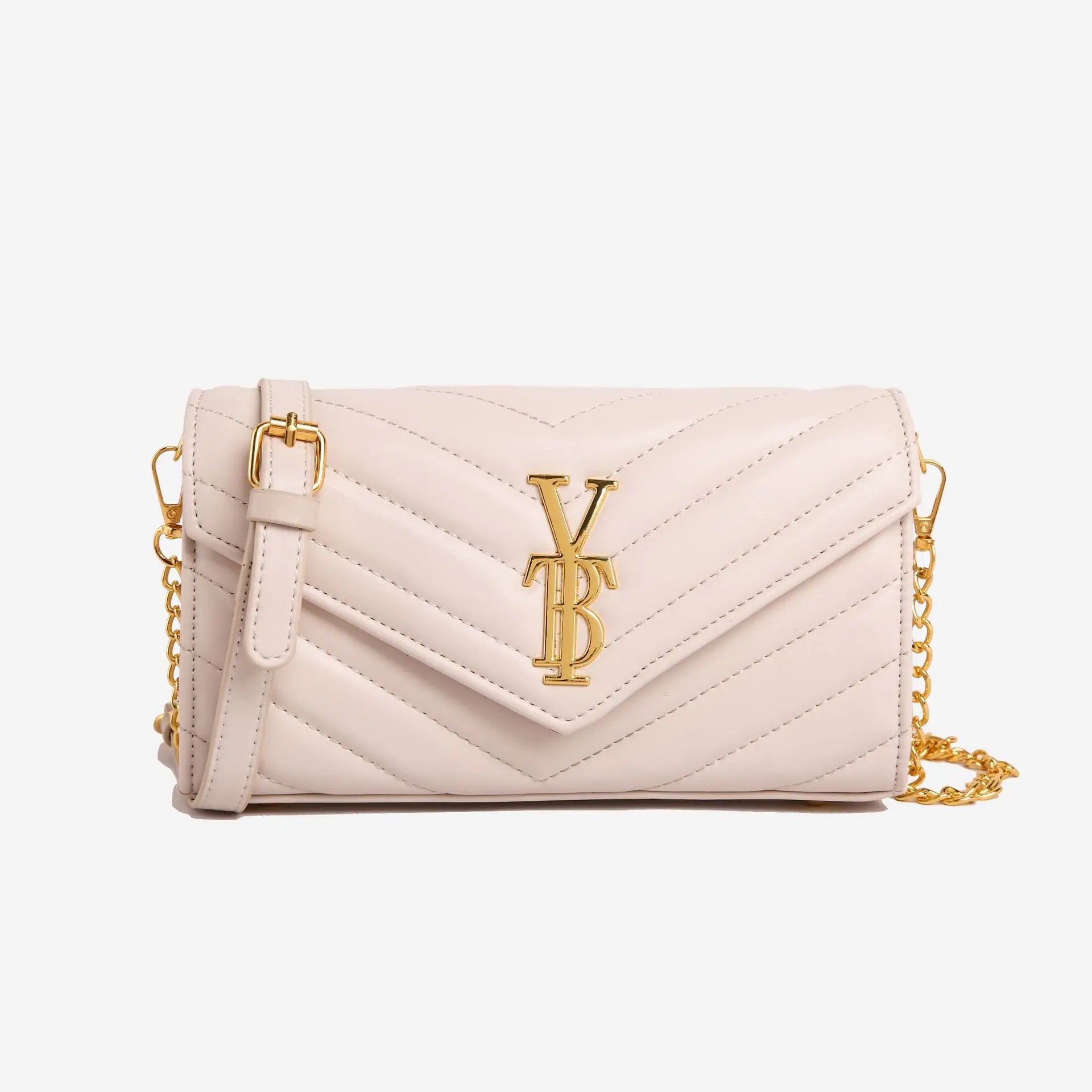 ChainLux Elite luxury bag gold hardware and chain detail close-up