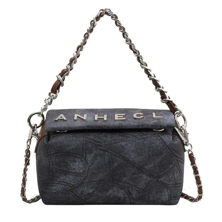 DenimLux College Bag
